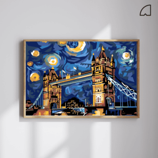 Puente de Londres- Kit de pintura por números.