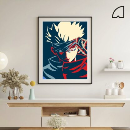 Gojo minimalista-Kit de pintura por números.