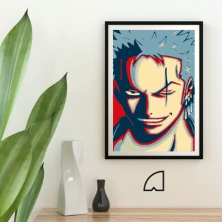 Zoro minimalista-Kit de pintura por números.