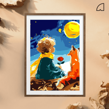 El Principito- Kit de pintura por números.
