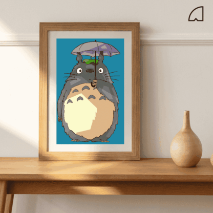 Totoro- Kit de pintura por números.