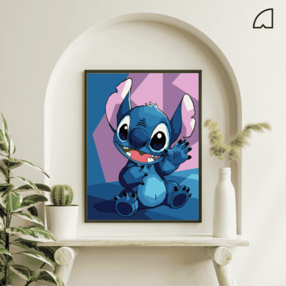 Stitch- Kit de pintura por números.