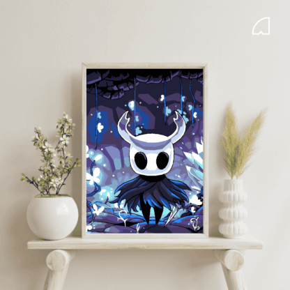 El Caballerito Hollow knight - Kit de pintura por números.