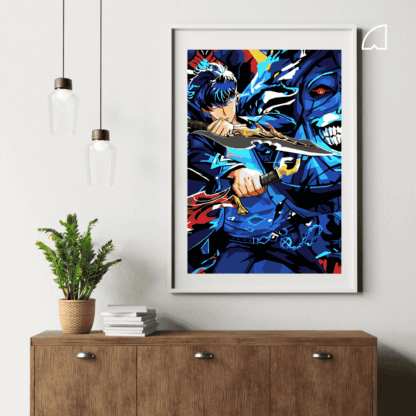 Sung Jin Woo -Solo Leveling- Kit de pintura por números.