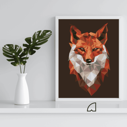 Zorro- Kit de pintura por números.