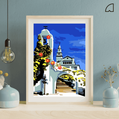 Monserrate- Kit de pintura por números.