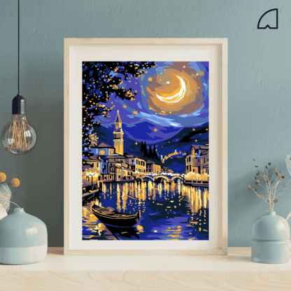 Venecia- Kit de pintura por números.